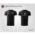 GYAC Ökölvívás COTTON URBAN T-SHIRT pamut kereknyakú póló unisex fekete
