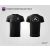 GYAC BIRKÓZÁS COTTON URBAN T-SHIRT PAMUT KEREKNYAKÚ PÓLÓ UNISEX FEKETE