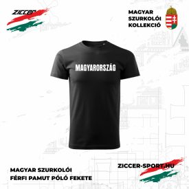 MAGYARORSZÁG szurkolói póló unisex fekete