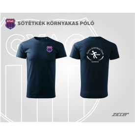   GYAC Asztalitenisz COTTON URBAN T-SHIRT pamut kereknyakú póló unisex sötétkék