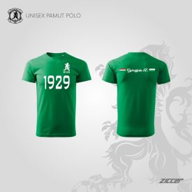   GYŐRÚJFALU SE COTTON URBAN T-SHIRT pamut kereknyakú póló unisex zöld