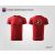 GYAC Vívás COTTON URBAN T-SHIRT pamut kereknyakú póló unisex piros
