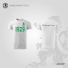   GYŐRÚJFALU SE COTTON URBAN T-SHIRT pamut kereknyakú póló unisex fehér