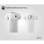 GYAC Ökölvívás COTTON URBAN T-SHIRT pamut kereknyakú póló unisex fehér