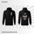 VTSE COTTON URBAN HOODED pamut kapucnis melegítő felső unisex fekete