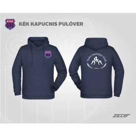   GYAC BIRKÓZÁS COTTON URBAN HOODED PAMUT KAPUCNIS MELEGÍTŐ FELSŐ UNISEX SÖTÉTKÉK
