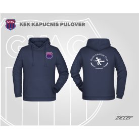   GYAC Asztalitenisz COTTON URBAN HOODED pamut kapucnis melegítő felső unisex sötétkék