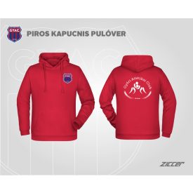   GYAC BIRKÓZÁS COTTON URBAN HOODED PAMUT KAPUCNIS MELEGÍTŐ FELSŐ UNISEX PIROS