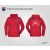 GYAC BIRKÓZÁS COTTON URBAN HOODED PAMUT KAPUCNIS MELEGÍTŐ FELSŐ UNISEX PIROS