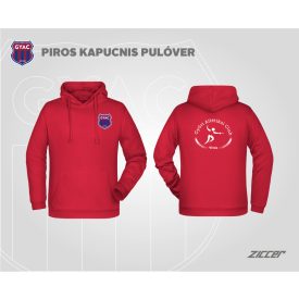   GYAC Vívás COTTON URBAN HOODED pamut kapucnis melegítő felső unisex piros