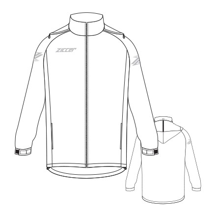Ziccer Extreme Full Zip Cipzáras széldzseki CREATIVE DESIGN