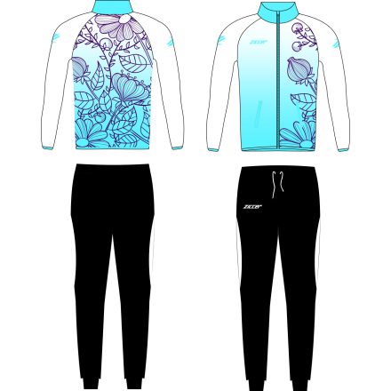 Ziccer FLOWER W női melegítő szett (felső+nadrág) STANDARD DESIGN (0109)