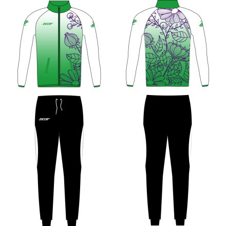 Ziccer FLOWER W női melegítő szett (felső+nadrág) STANDARD DESIGN (0113)