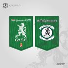 GYŐRÚJFALU SE Zászló A3/2 