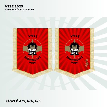VTSE SZURKOLÓI FLAG A3/2 zászló A/3-as méret 2 oldalas 