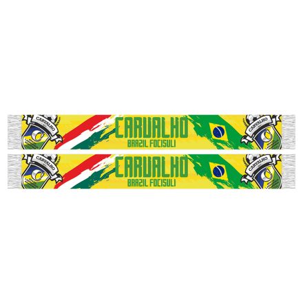 Carvalho Brazil Labdarugó Akadémia DIGIT SCARF szurkolói sál selyem 135x18cm  