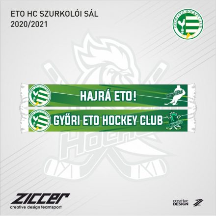 Győri ETO HC Szurkolói selyem sál 1. 2020/21