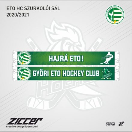 Győri ETO HC Szurkolói selyem sál 2. 2020/21