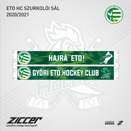 Győri ETO HC Szurkolói selyem sál 3. 2020/21