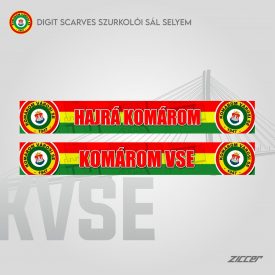 Komárom VSE szurkolói selyem sál 