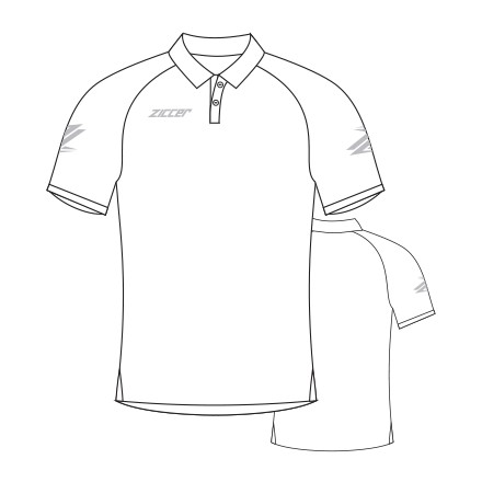 ZICCER DARTS RAGLAN SPECIAL SS galléros póló férfi (szublimált) CREATIVE DESIGN