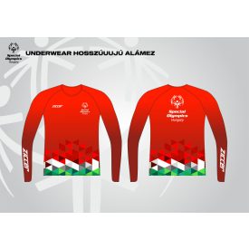   MAGYAR SPECIÁLIS OLIMPIA SZÖVETSÉG hosszú ujjú alámez piros