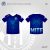 MITE BASIC V NECK SS rövid ujjú edzőmez kék