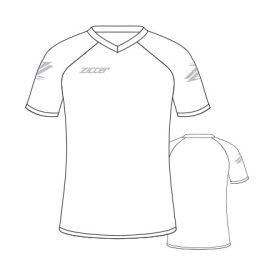   ZICCER BASIC WOMAN SLIM V NECK SS női rövid ujjú mez CREATIVE DESIGN