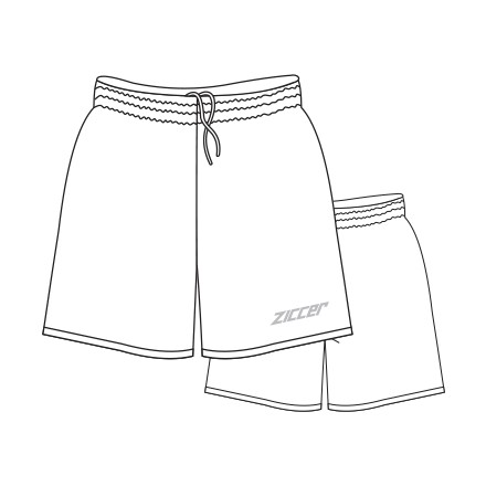 ZICCER BASIC SHORT CREATIVE DESIGN unisex