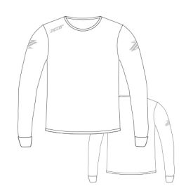   Ziccer Power Training O-NECK kereknyakú hosszú ujjú edzőfelső CREATIVE DESIGN