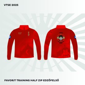   VTSE EGYESÜLETI FAVORIT TRAINING HALF ZIP rövid cipzáras melegítőfelső