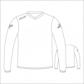 Ziccer Basic V NECK LS hosszú ujjú mez CREATIVE DESIGN