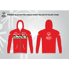   MAGYAR SPECIÁLIS OLIMPIA SZÖVETSÉG pamut kapucnis melegítő felső utazó 
