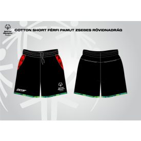   MAGYAR SPECIÁLIS OLIMPIA SZÖVETSÉG pamut zsebes unisex rövidnadrág 1/2