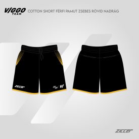 VIGGO TEAM pamut zsebes unisex rövidnadrág 1/2 