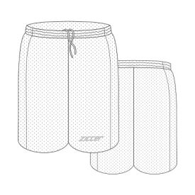   ZICCER BASKET WOMAN SHORT női kosárlabda nadrág CREATIVE DESIGN