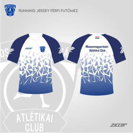 Mosonmagyaróvári Atlétikai Club RUNNING JERSEY unisex rövid ujjú futó mez 