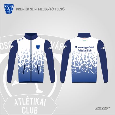 Mosonmagyaróvári Atlétikai Club PREMIER SLIM unisex  melegítő felső utazó