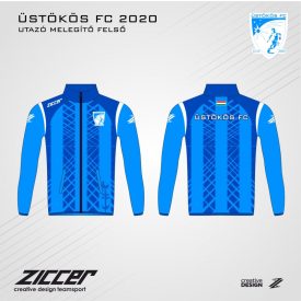 Üstökös FC unisex utazó melegítő felső