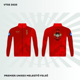   VTSE EGYESÜLETI PREMIER SLIM unisex  melegítő felső utazó 