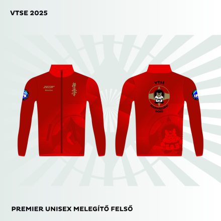 VTSE EGYESÜLETI PREMIER SLIM unisex  melegítő felső utazó 
