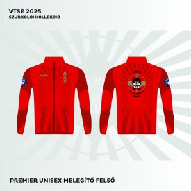   VTSE SZURKOLÓI PREMIER SLIM unisex  melegítő felső utazó