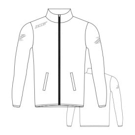   Ziccer Premier Slim unisex utazó melegítő felső CREATIVE DESIGN