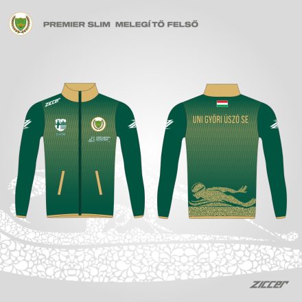 GYŐRI ÚSZÓ SE EGYEDI MELEGÍTŐ FELSŐ ZICCER PREMIER SLIM unisex
