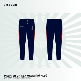   VTSE EGYESÜLETI PREMIER SLIM PANT UNISEX melegítő nadrág utazó 