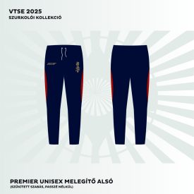   VTSE SZURKOLÓI PREMIER SLIM PANT UNISEX melegítő nadrág utazó 