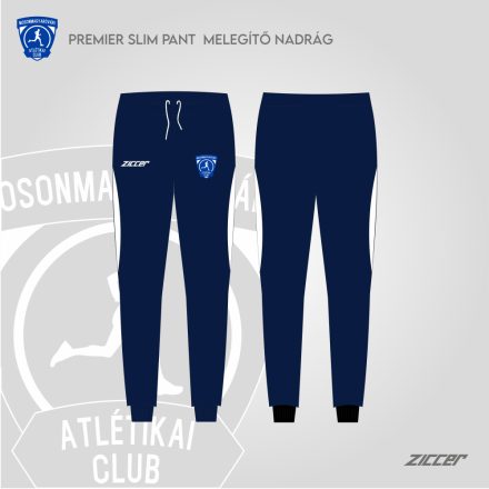 Mosonmagyaróvári Atlétikai Club PREMIER SLIM PANT UNISEX melegítő nadrág utazó passzés szárú 