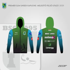 Budakalász BSC kapucnis utazó melegítő felső