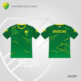   BÁBOLNA Supporter T-Shirt unisex szublimációs póló zöld