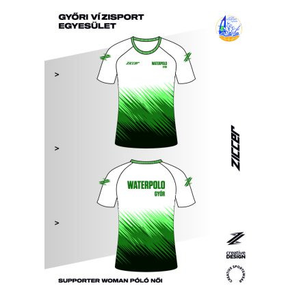 GYŐRI VIZISPORT SE SUPPORTER T-SHIRT SZUBLIMÁCIÓS PÓLÓ NŐI